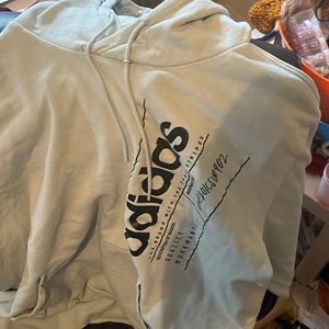 Adidas “the brand with the three stripes” hoodie